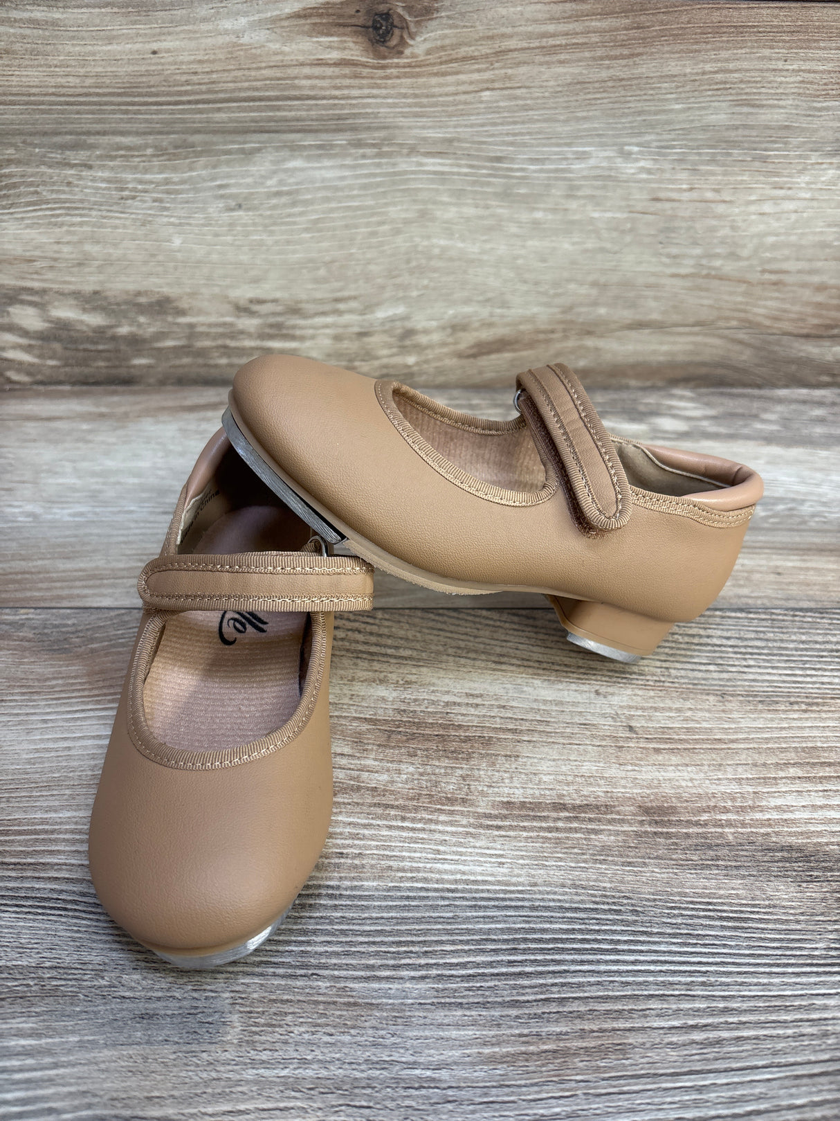 Stelle Girls Tap Shoes Tan sz 10c