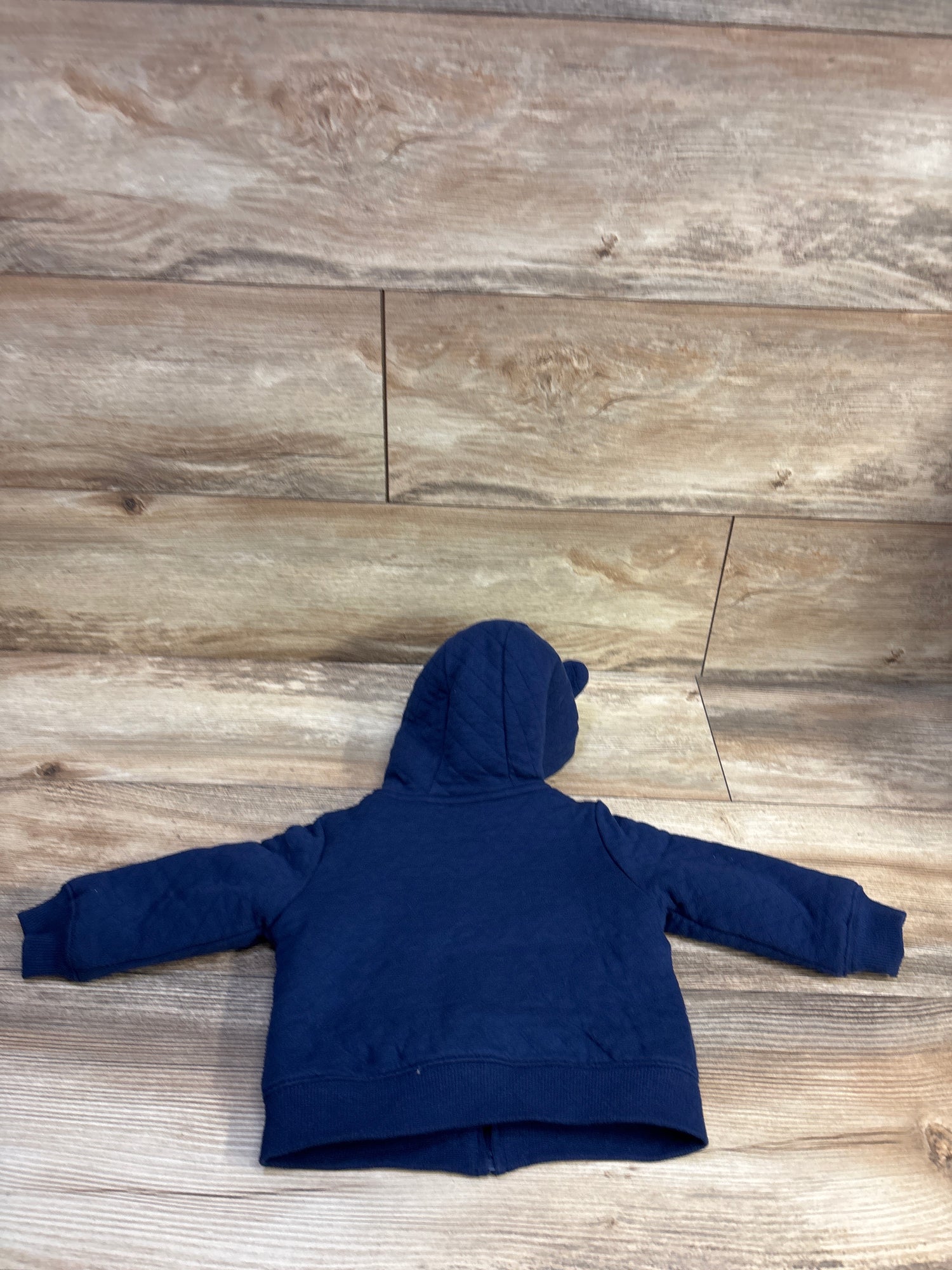 Simple Joys Quilted Sherpa Lined Jacket Blue sz 6-9m