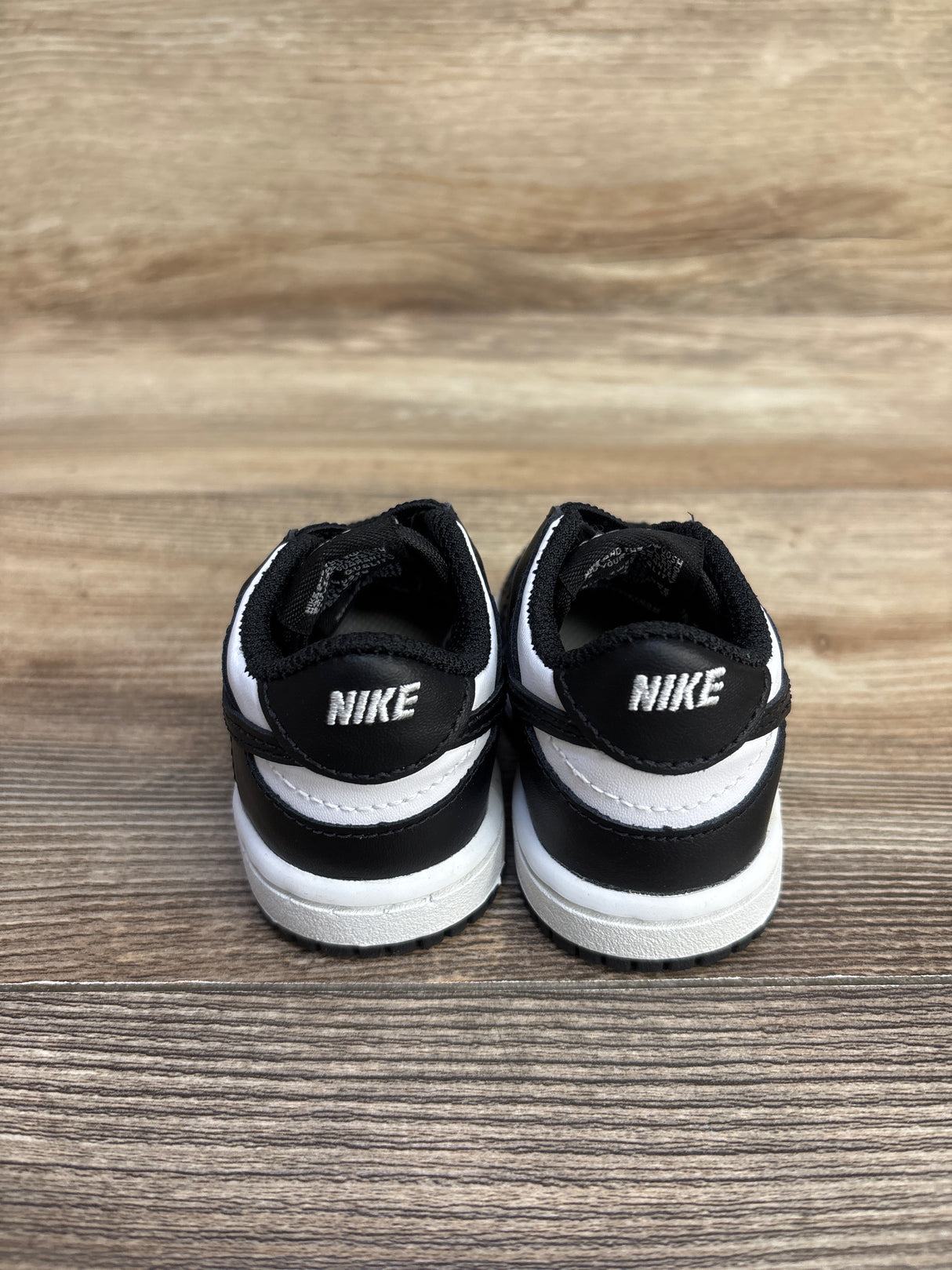 Nike Dunk Low TD 'Black White' Sneakers sz 2c
