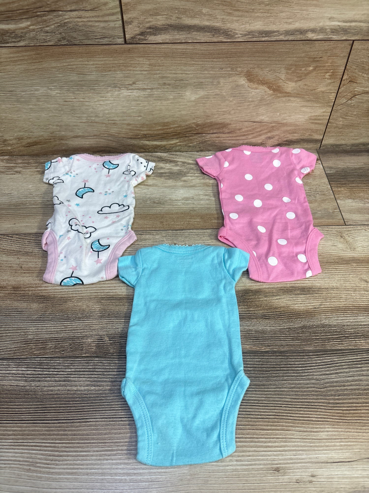 Gerber 3pk Bodysuits Pink sz Preemie