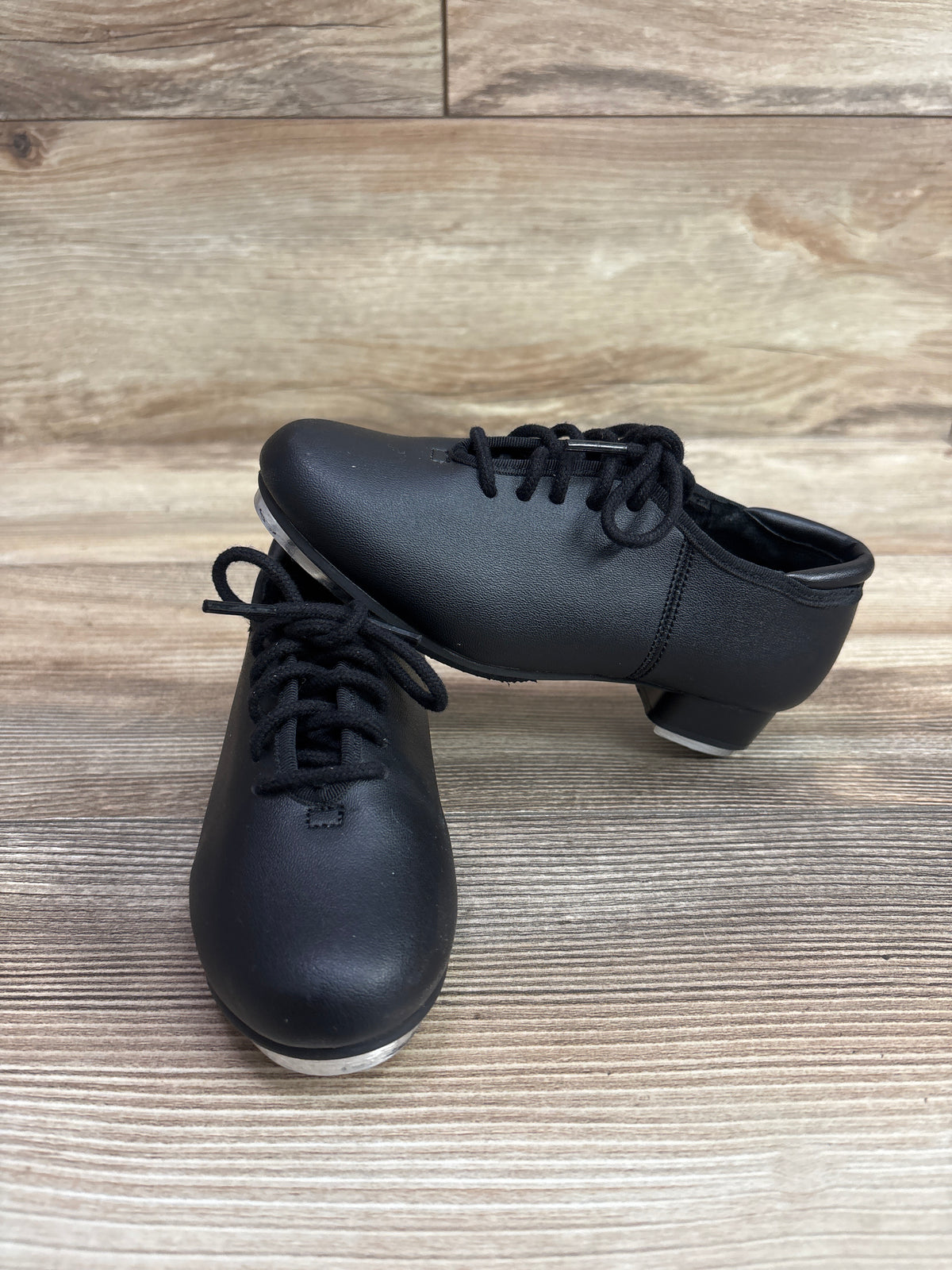 Theatricals Footwear Lace-Up Tap Shoes Black sz 9.5c