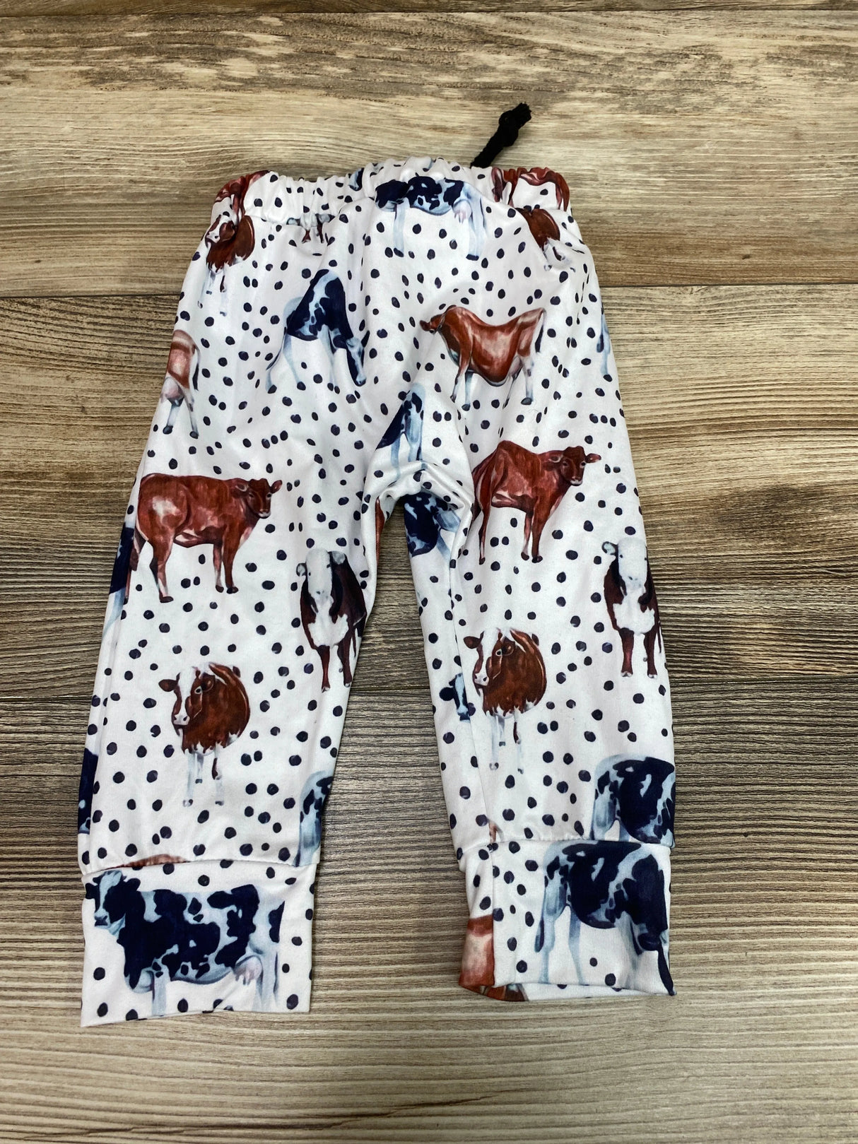 Cow Print Pants White sz 3m