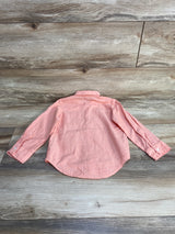 Class Club Button Up Shirt Pink sz 5T