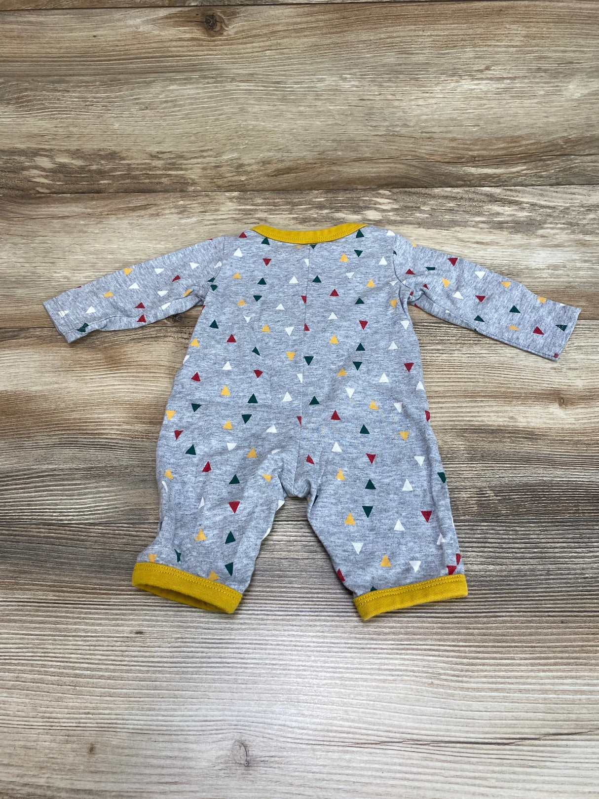 First Impressions Triangle Print Coverall Grey sz Newborn