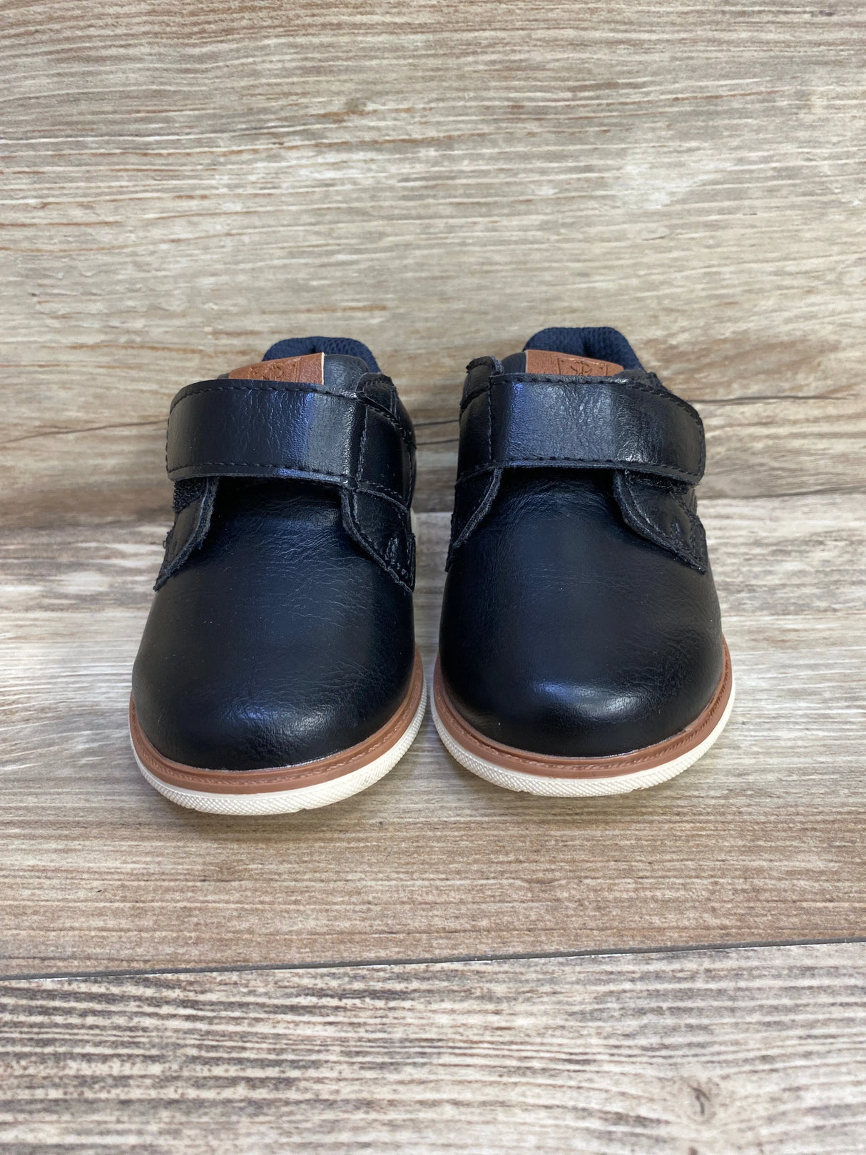 London Underground Black Leather Casual Shoes sz 6W