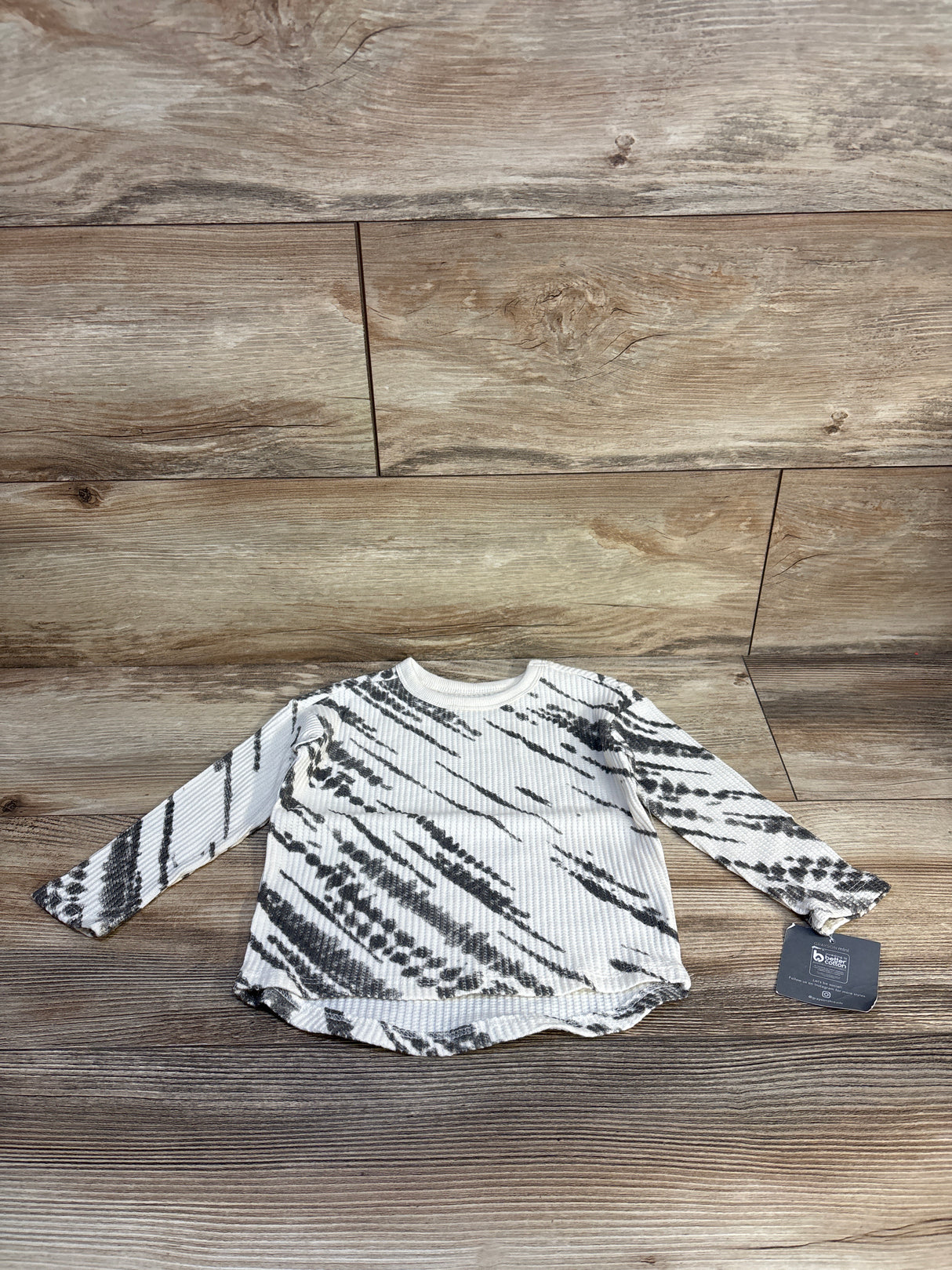 NEW Grayson Mini Waffle Knit Shirt Ivory sz 18m