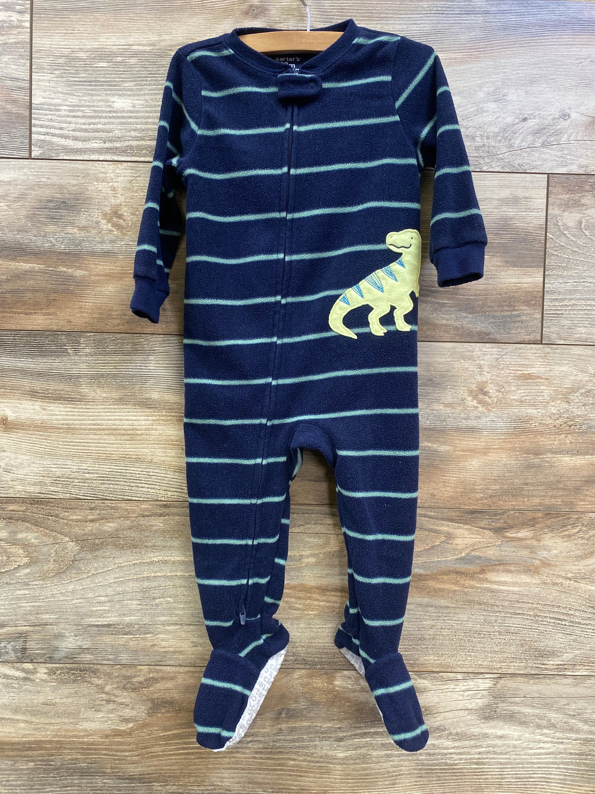 Carter's Striped Blanket Sleeper Navy sz 18m