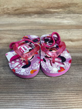 NEW Disney Junior Minnie Mouse Flip Flops Purple sz 7/8c