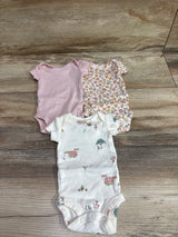 Carter's 3pk Bodysuits White sz Preemie
