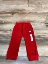 NEW Okie Dokie Waffle Print Joggers Red sz 4T
