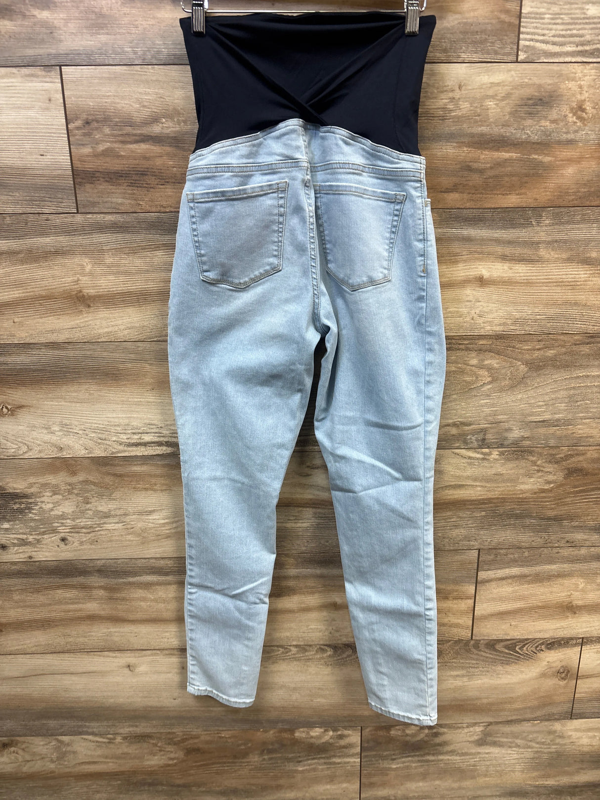 Isabel Maternity Crossover Panel Skinny Jeans Blue sz Small - Me n Mommy To Be