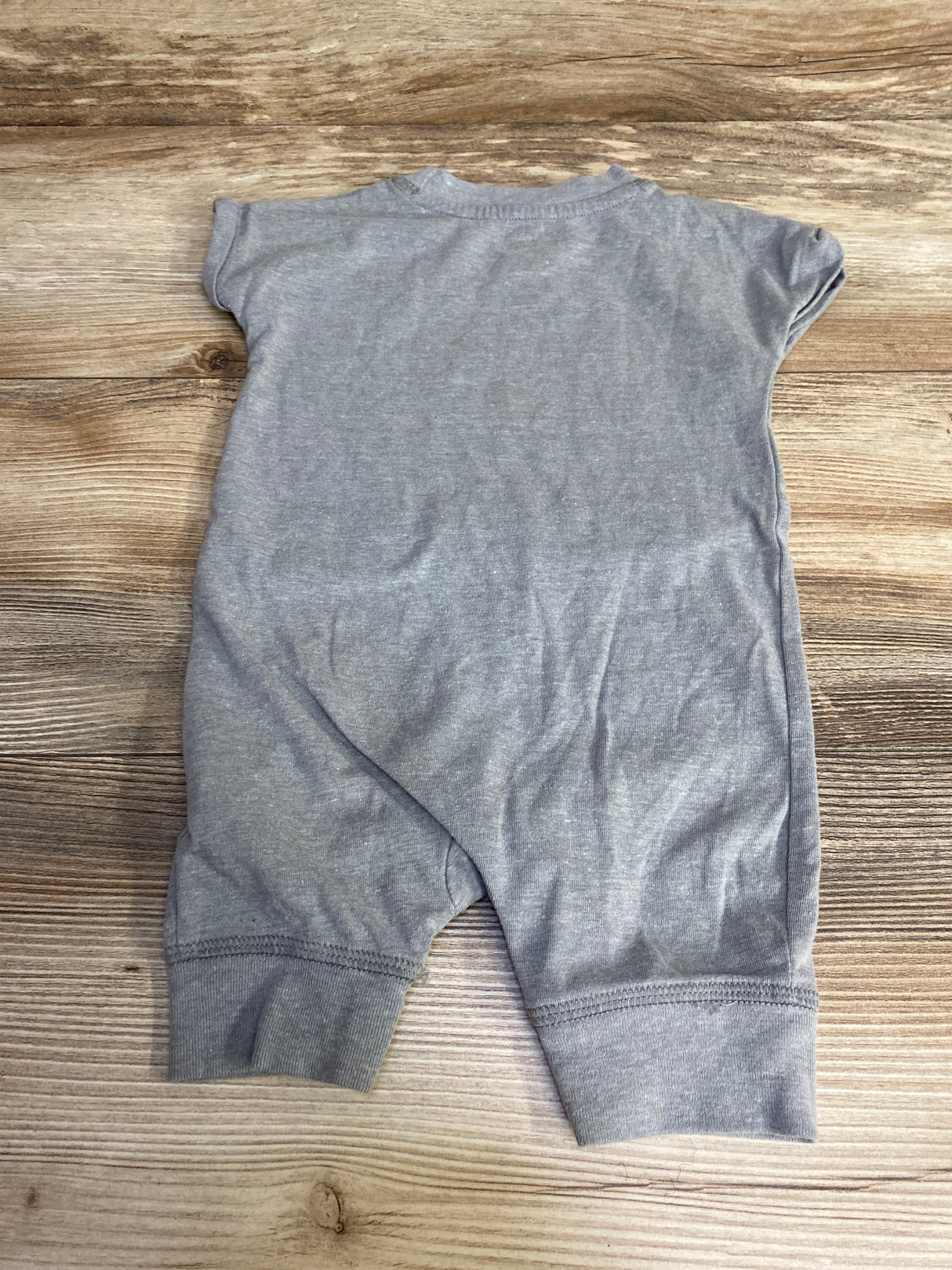 Cat & Jack Mom Always Makes My Day Romper Gray sz 6-9m