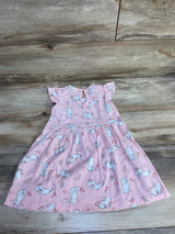 H&M Bunny Print Dress Pink sz 2T