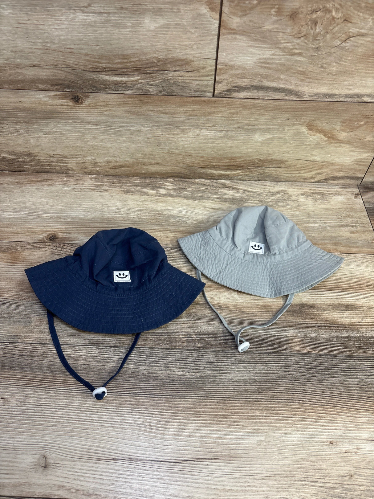 Zando Baby Sun Hats, 2pk Blue/Grey