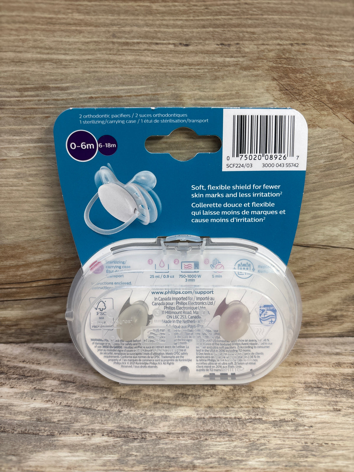 NEW Philips Avent Ultra Soft 2pk Pacifiers Pink 0-6m
