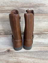 OshKosh Lumi Girls' Riding Boots Brown sz 8c