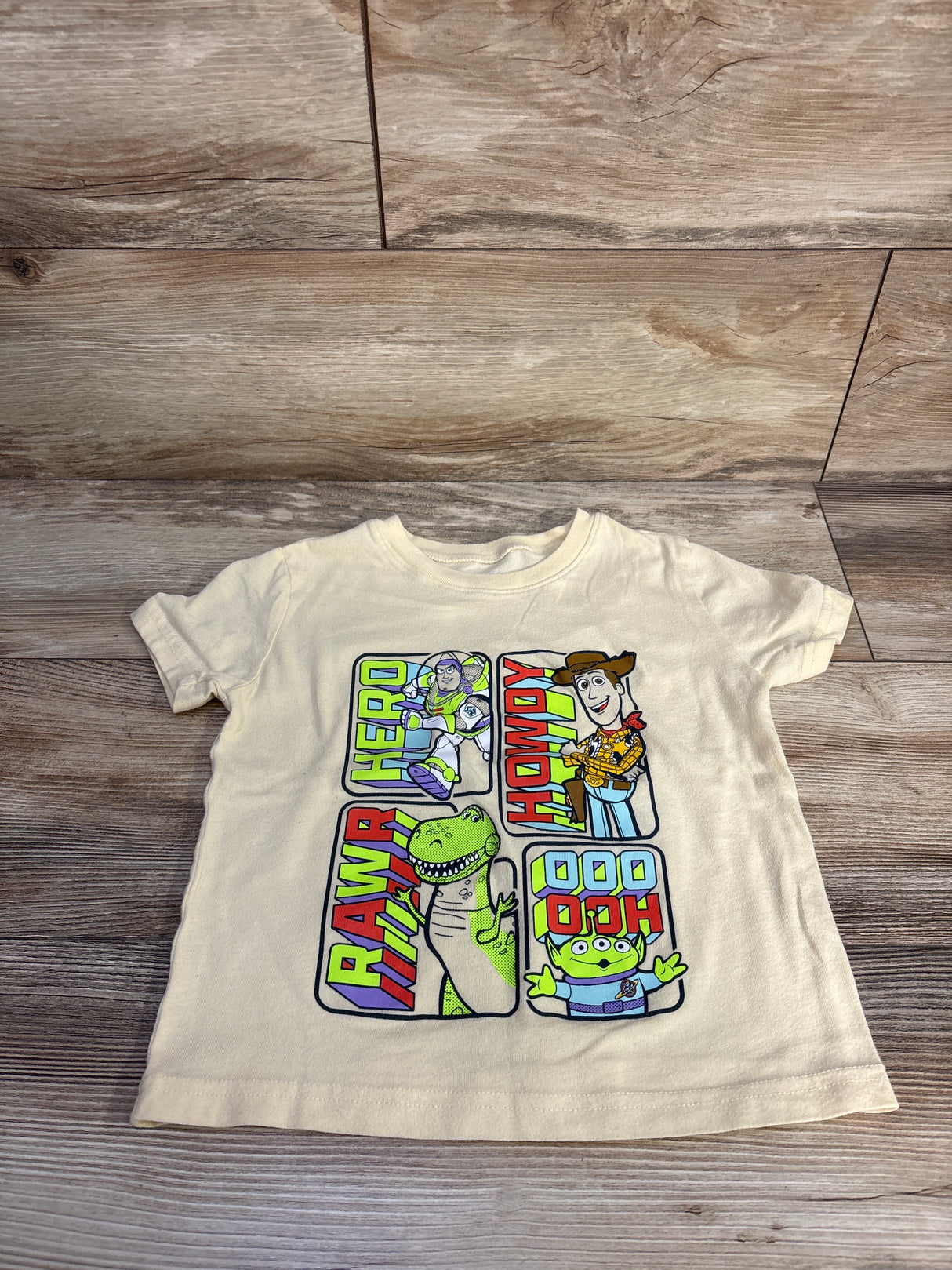 Jumping Beans x Disney Toy Story Shirt Yellow sz 4T