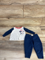 Just One You 2pc Home Run Shirt & Pants Set Grey sz 6m