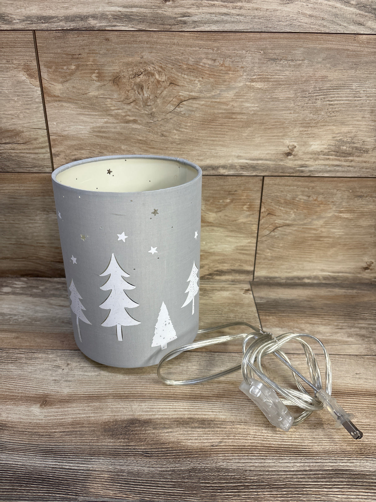 Cloud Island Uplight Table Lamp - Gray Trees