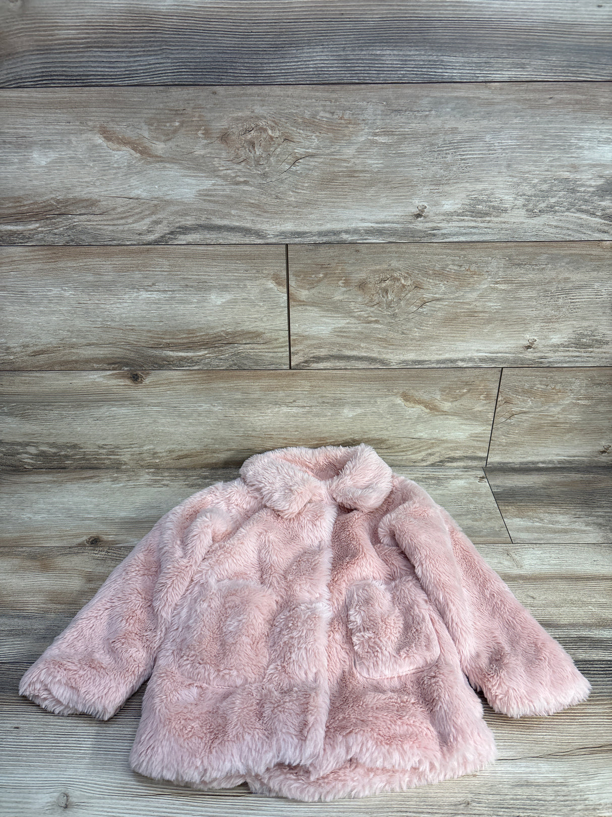 J For Justify Faux Fur Coat Pink sz 3T