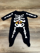 Just One You Skeleton Coverall Black sz 3m - Me n Mommy To Be