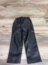 NEW Baby Gap Toddler Faux-Leather Just Like Mom Pants Black sz 4T