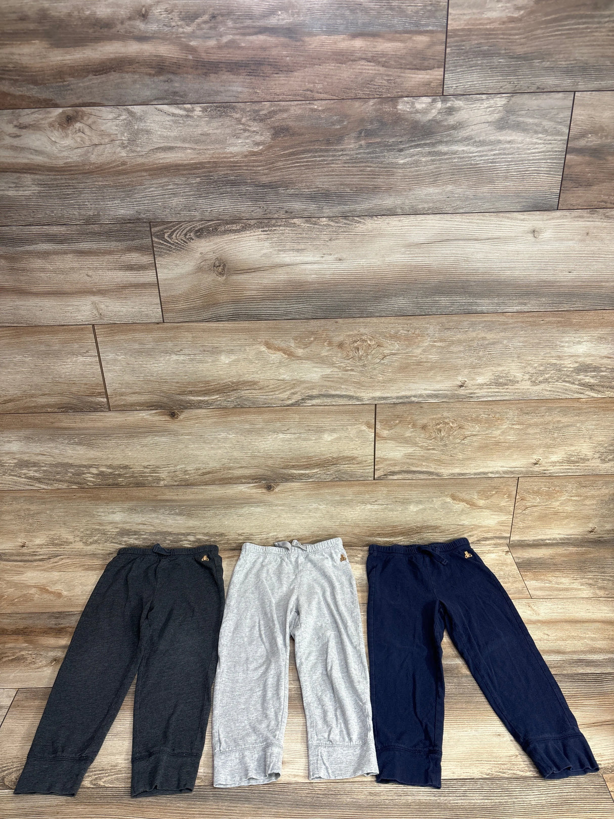 Baby Gap 3pk Drawstring Bottoms Grey sz 4T