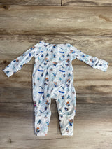 Magnetic Me Tis the Ski-son Footie White sz Newborn