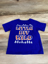 Children's Place Little Bit Wild Shirt Blue sz 3T