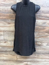 Shein Maternity 2pc Crinkle Tank Top & Shorts Set Black sz Large