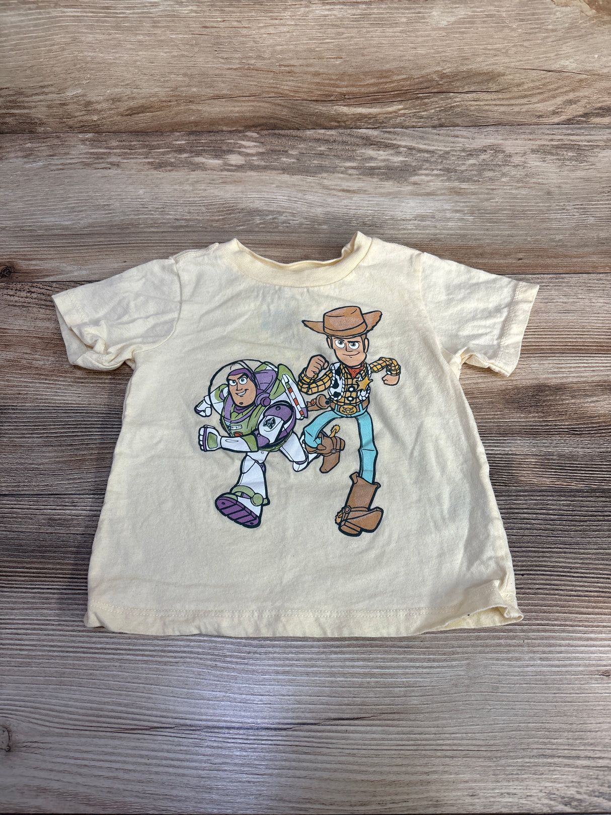 Disney Pixar Toy Story Graphic Shirt Cream sz 18m