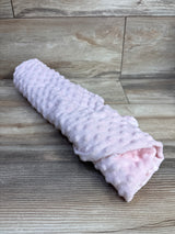 Minky Dot Plush Fitted Bassinet Sheet Pink