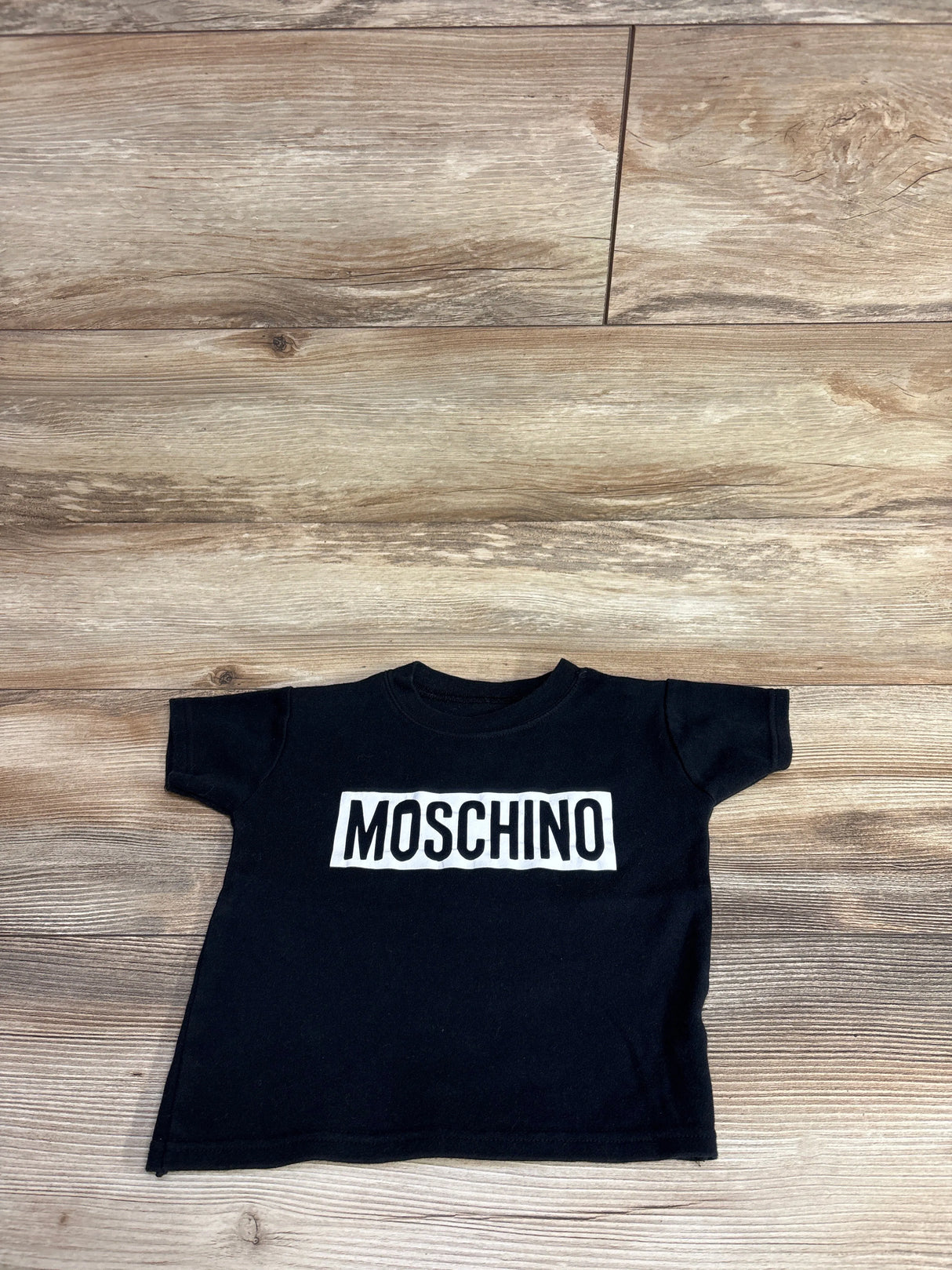Moschino T-shirt Black sz 12m