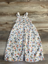 Little Lass Floral Jumpsuit White sz 2T