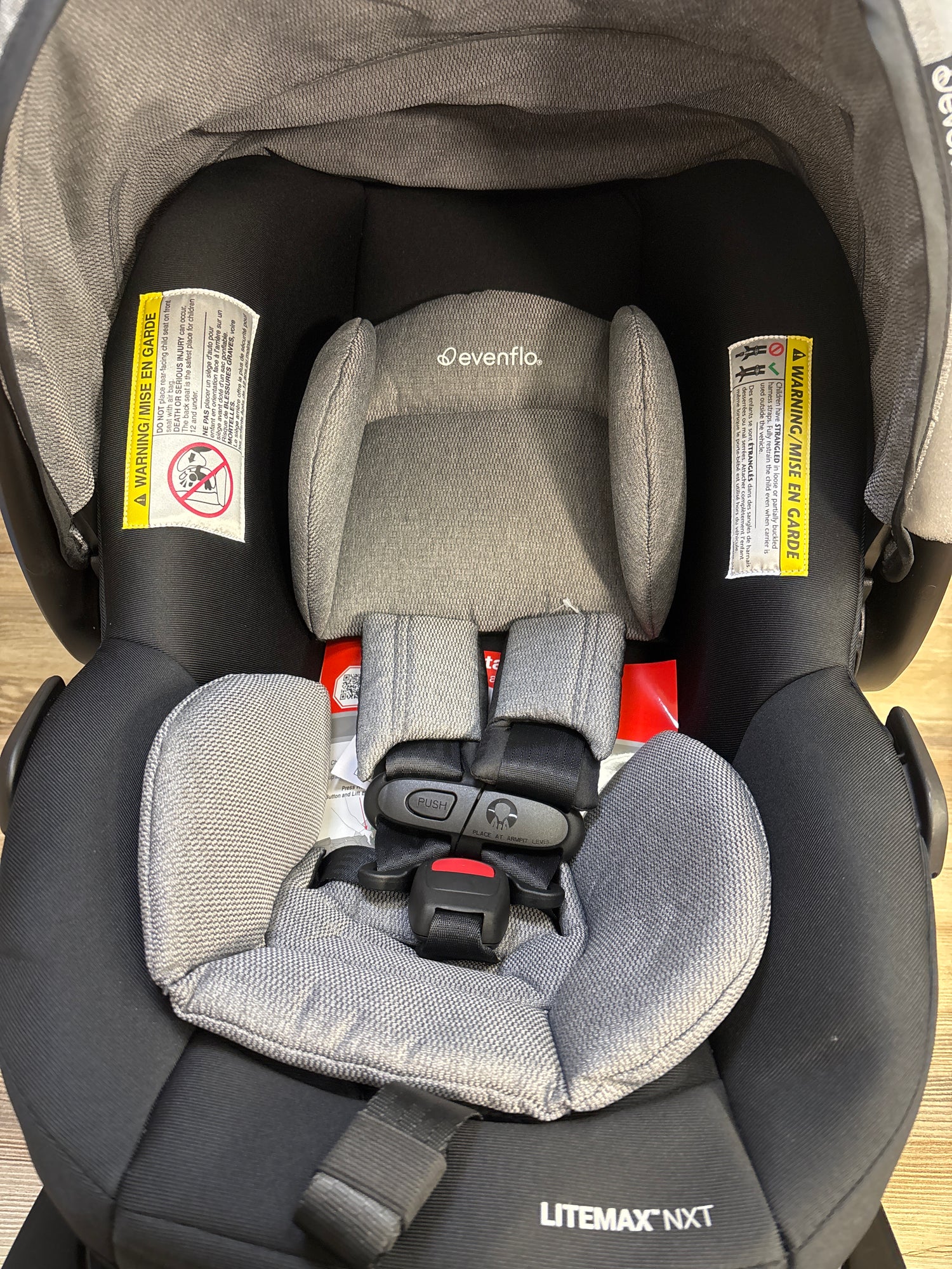 NEW Evenflo Shyft Intuiti Travel System with Revolve180 LiteMax NXT Car Seat, Fossil Gray