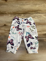 NEW Butterfly Print Pants White sz 6-9m - Me n Mommy To Be