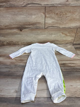 Aoswep Giraffe & Zebra Coverall White sz 12-18m