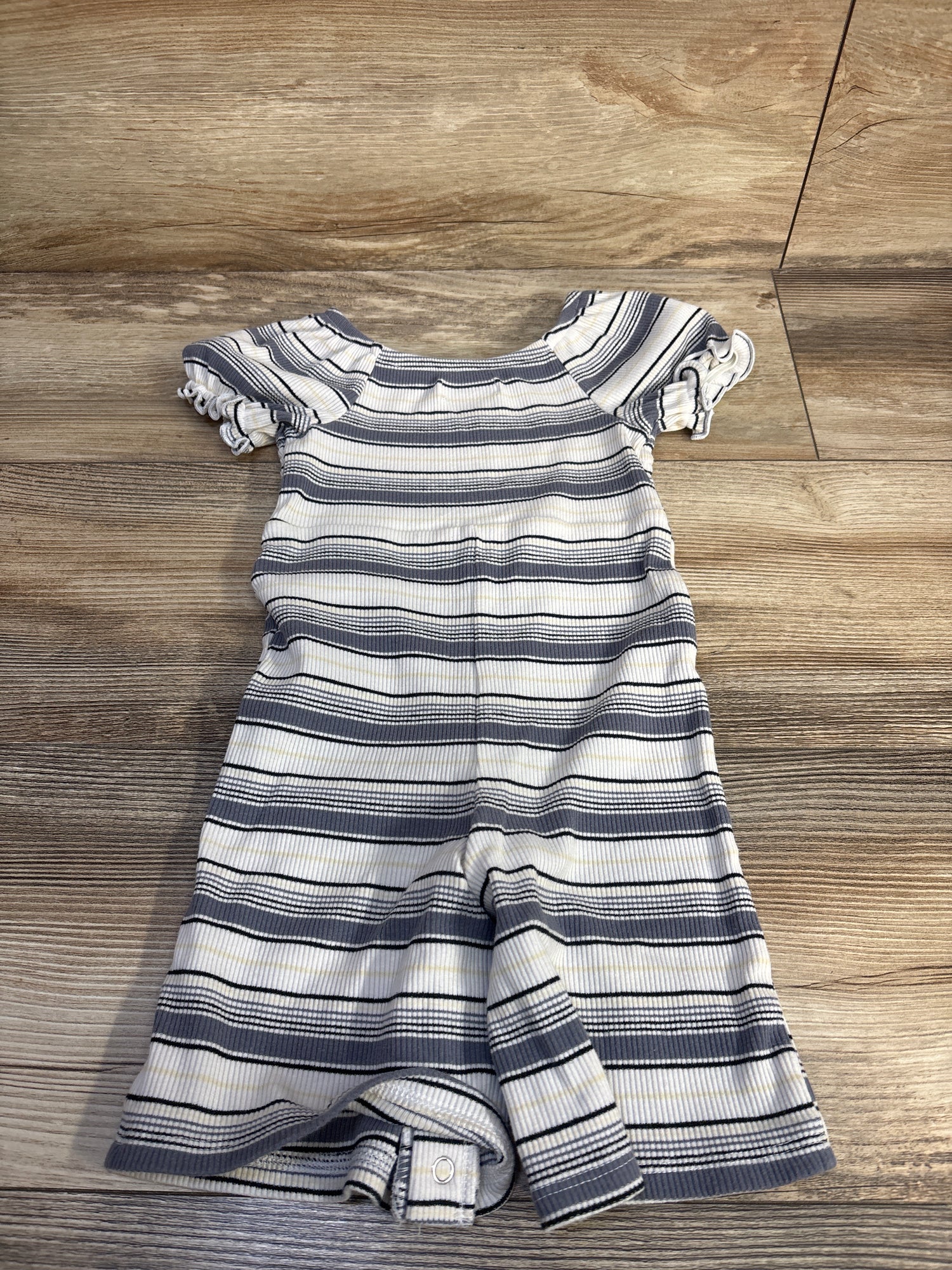 Art Class Striped Jumpsuit White sz 12m