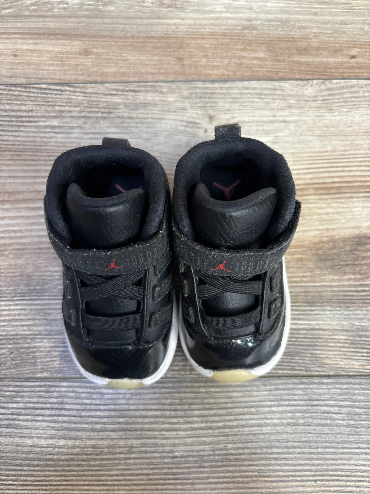 Air Jordan 11 Retro BT '72-10' Black Sneakers sz 4c