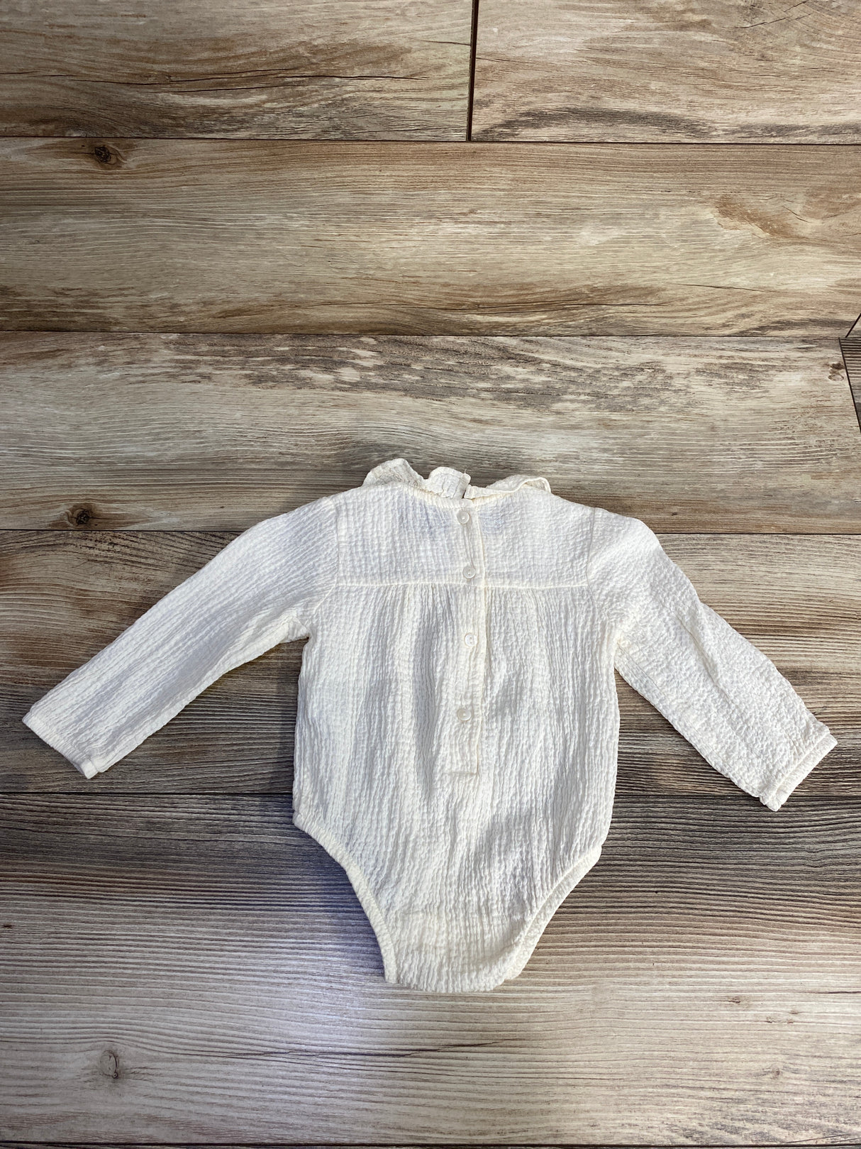 Zara Gauze Bodysuit White sz 3-6m