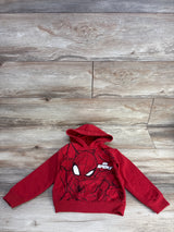 Marvel 'Go Spidey' Pull Over Hoodie Red sz 3T