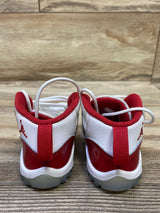 Air Jordan 11 Retro TD 'Cherry' Sneakers, White/Red sz 6c