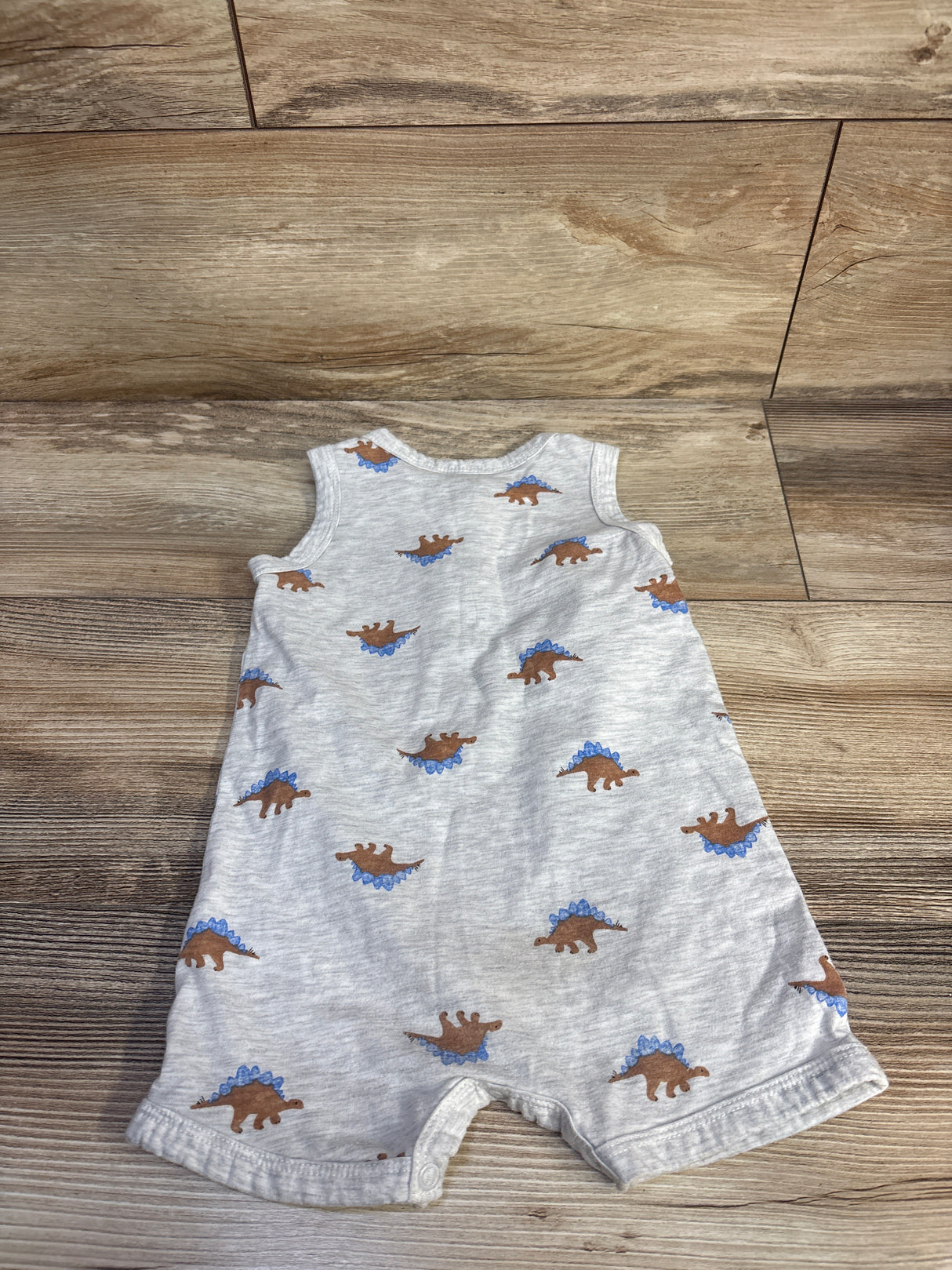 Carter's Tank Henley Shortie Romper Grey sz 12m