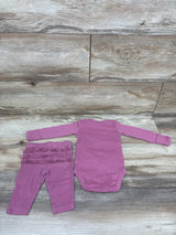 Just One You 2pc Bodysuit & Pants Set Pink sz 3m