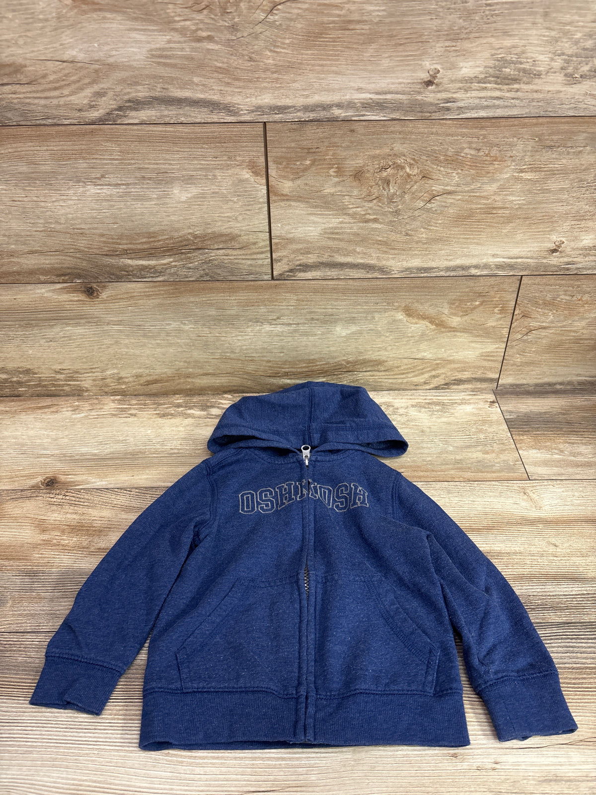 Oshkosh Full-Zip Hooded Jacket Blue sz 2T