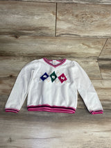 Gymboree Knitted Pull Over Cardigan Ivory sz 4T