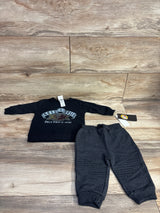 NEW Guns & Roses 2pc Sweatshirt & Joggers Set Black sz 3-6m