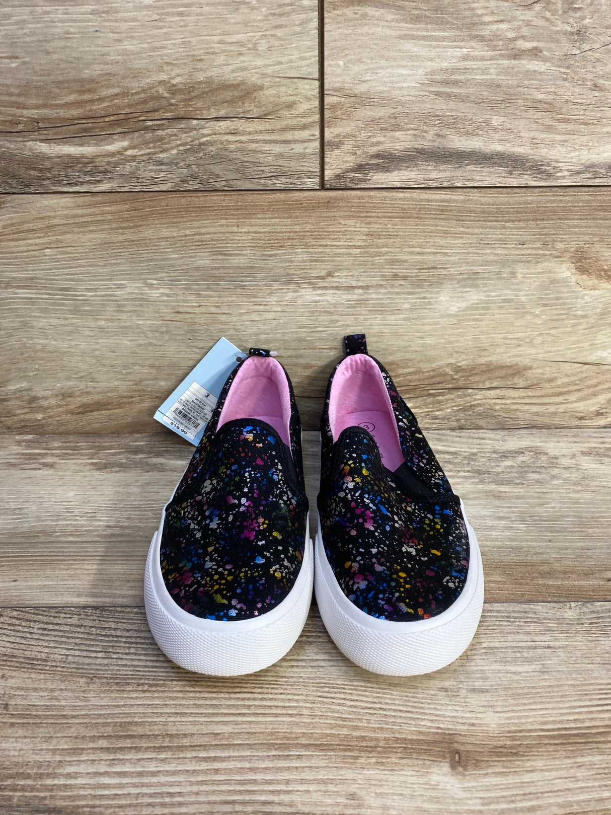 NEW Cat & Jack Sariah Slip-On Sneakers Black sz 3Y - Me n Mommy To Be