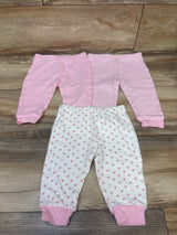 MAMIMAKA 3pk Pull-On Pants Pink sz 9m