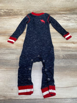 Laze One Moose Caboose Onesie Black sz 6m